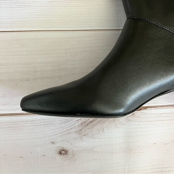 Internationally Blank Women’s Over The Knee Deluca Black Kitten Heel Boots - Picture 7 of 12